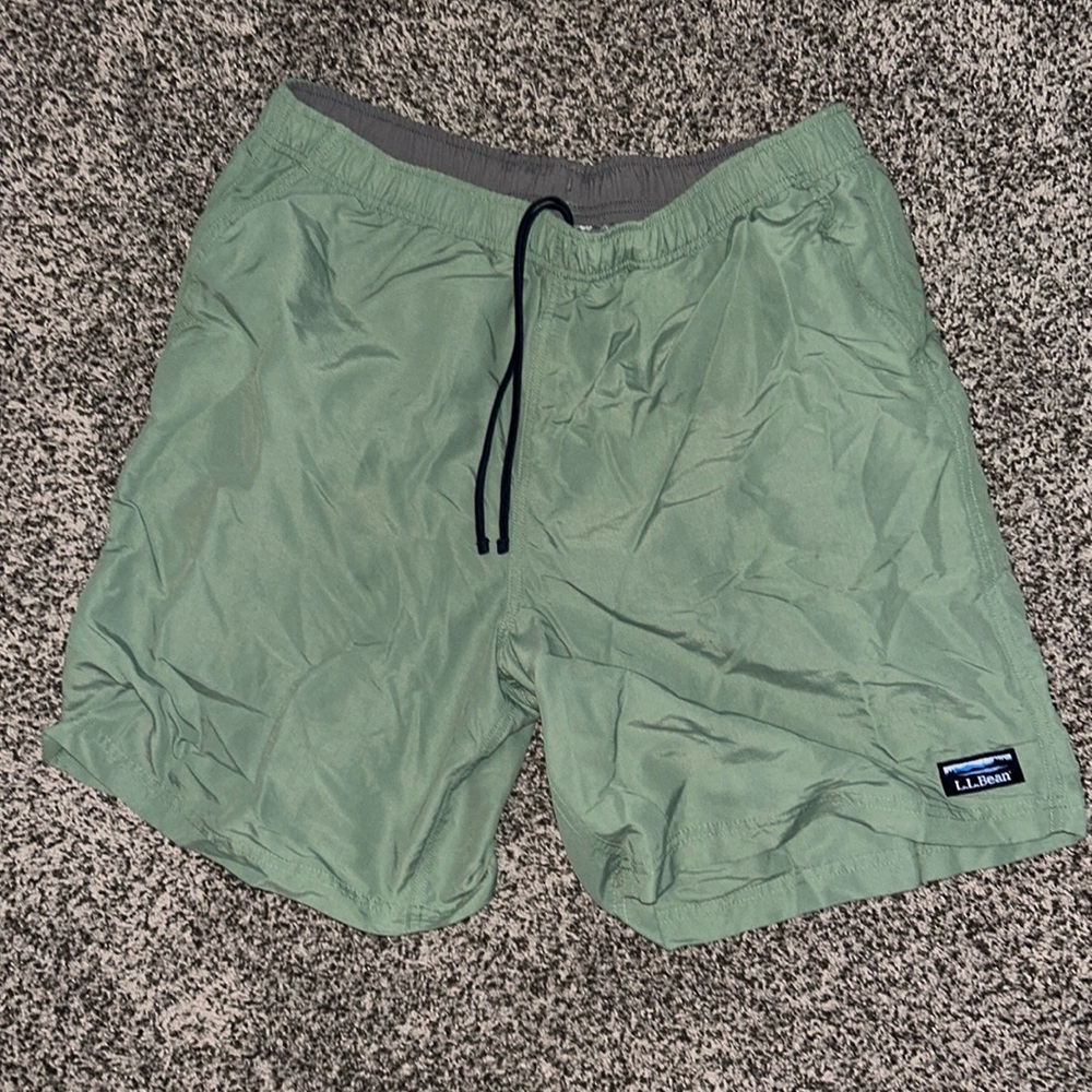 Green large L.L. Bean shorts